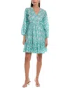 Ro's Garden Drew Mini Dress In Blue