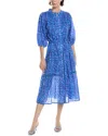 Ro's Garden Flirty Midi Dress