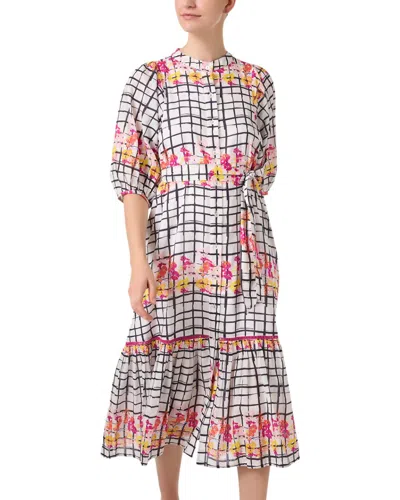 Ro's Garden Flirty Midi Dress In Multi