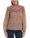 Ro's Garden Grenada Top In Pink