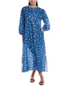 Ro's Garden Heidi Long Tunic In Blue