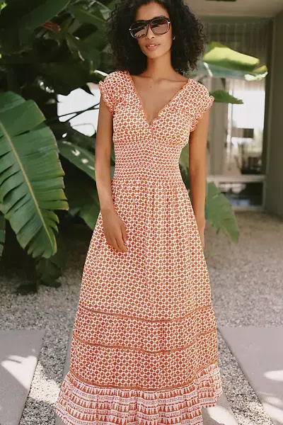 Ro's Garden Hilda Maxi Dress In Multicolor