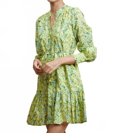 Ro's Garden Ines Short Mini Dress In Green