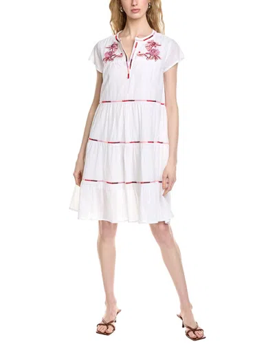 Ro's Garden Isabel Mini Dress In White