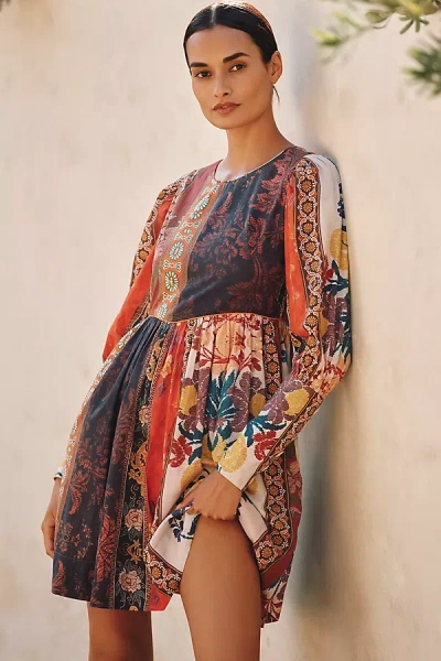 Ro's Garden Jewell Mini Dress In Multi