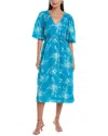 Ro's Garden Ros Garden Naira Crinkle Maxi Dress In Multi