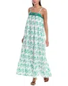 Ro's Garden Natasha Maxi Dress In Green