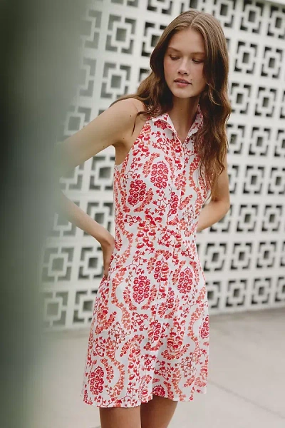 Ro's Garden Regina Cotton Mini Dress In Pink