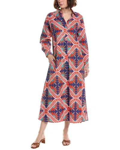 Ro's Garden Brussels Long Kurta Dress In Multi
