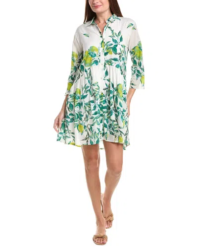 Ro's Garden Cadaques Short Mini Dress In Multi