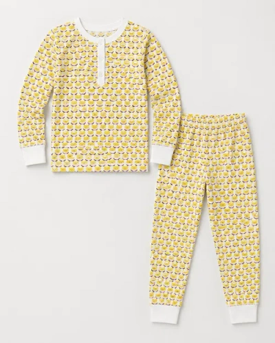 Ro's Garden Cameron Kids Pajama Set In Yellow