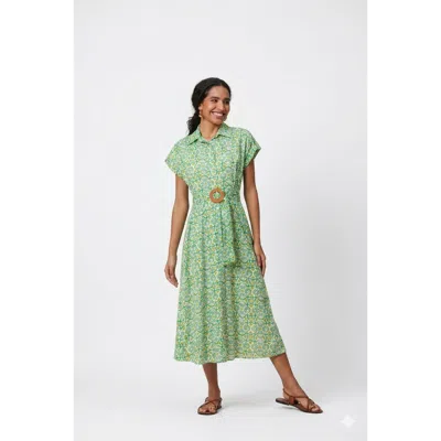 Ro's Garden Catherine Maxi Dress In Green