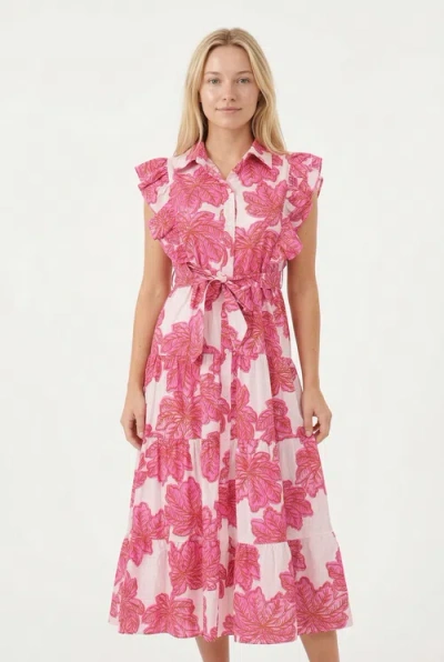 Ro's Garden Cc Ernestine Maxi Dress In Pink