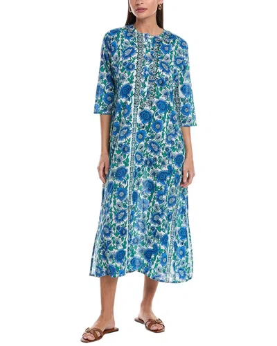 Ro's Garden Classic Long Kurta In Blue
