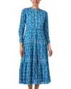 Ro's Garden Diwali Maxi Dress In Blue