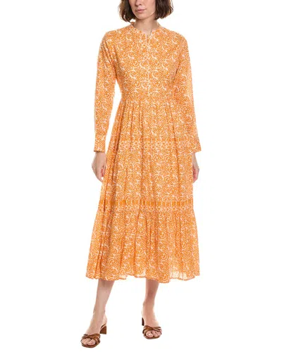 Ro's Garden Diwali Maxi Dress In Orange