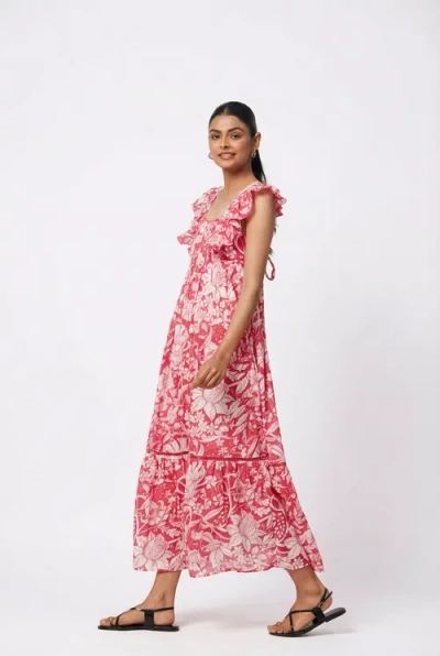 Ro's Garden Floss Maxi Dress In Pink