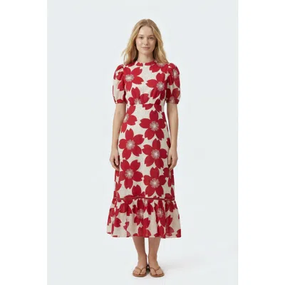 Ro's Garden Freya Midi Dress In Multi