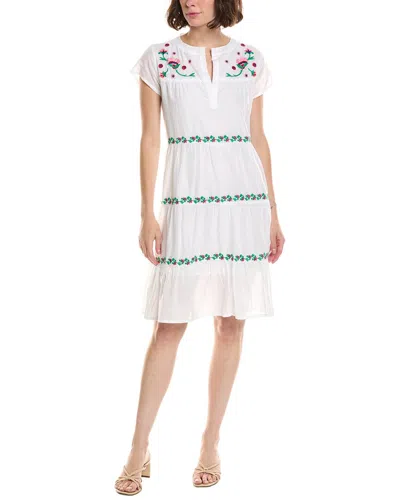 Ro's Garden Isabel Mini Dress In White