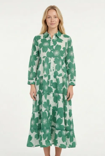 Ro's Garden Jinette Maxi Dress In Green