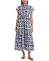 Ro's Garden Mumi Broderie Maxi Dress In Blue