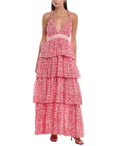 Ro's Garden Nevada Maxi Dress In Red