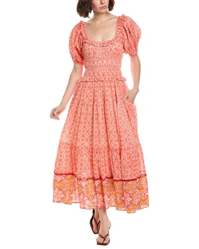 Ro's Garden Percy Midi Dress In Transparent