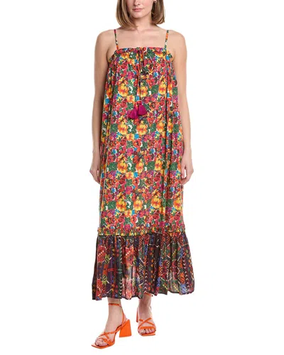 Ro's Garden Print Maxi Dress In Multi