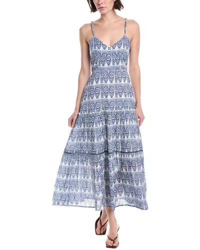 Ro's Garden Printed Midi Dress In Multi