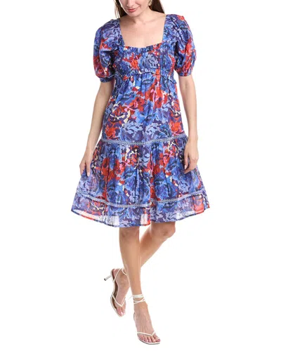 Ro's Garden Tamara Mini Dress In Multi