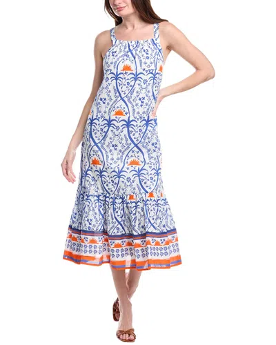 Ro's Garden Theodore Maxi Dress In Blue