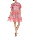Ro's Garden Vibeka Mini Dress In Multi