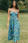 Ro's Garden Sloane Midi Dress In Blue