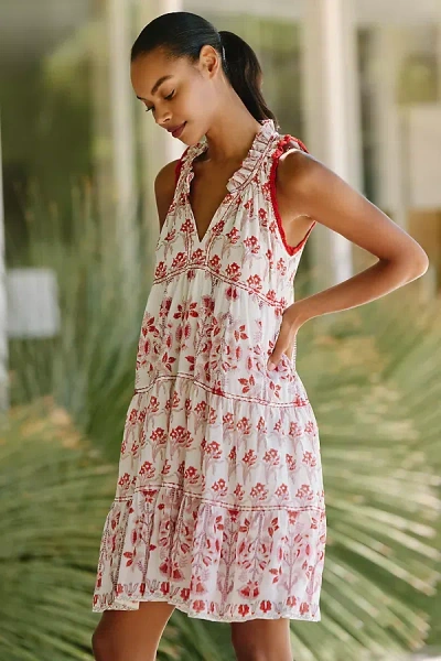 Ro's Garden Sofie Sleeveless Mini Dress In Multi