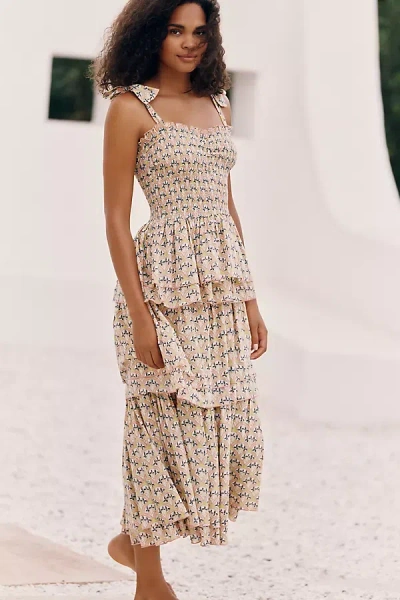 Ro's Garden Spencer Midi Dress In Multicolor
