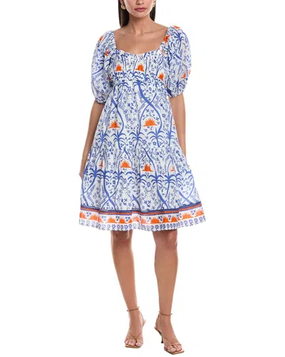 Ro's Garden Tamara Mini Dress In Blue