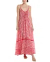 Ro's Garden Tatiana Maxi Dress In Pink