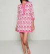 Ro's Garden Tokyo Short Kurta In Pink In Pink