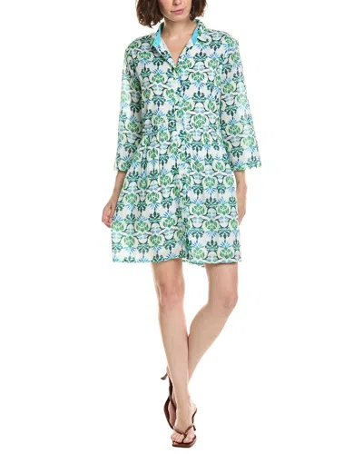 Ro's Garden Tyla Shirtdress In Green