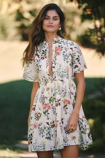 Ro's Garden Vibeka A-line Mini Dress In Multi