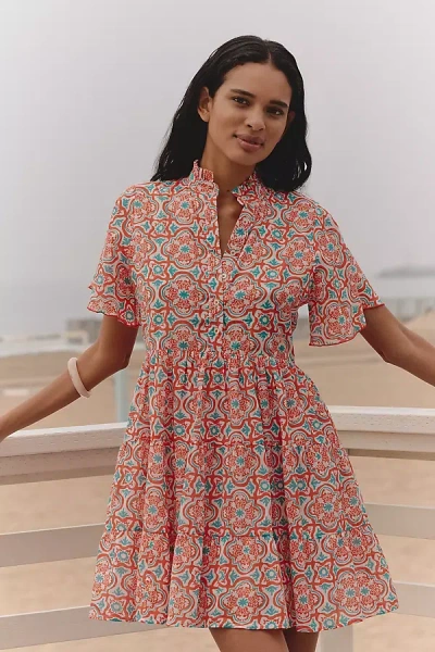 Ro's Garden Vibeka Mini Dress In Multi