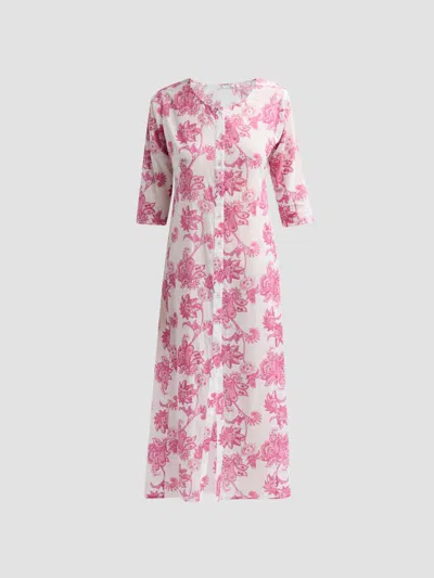 Ro's Garden Women's Blair Long Kurta Dress In Pink