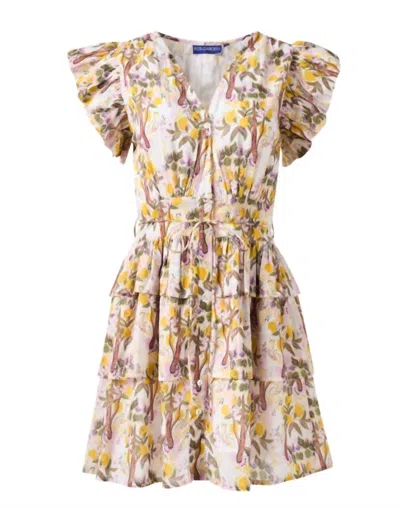Ro's Garden Women's Hunan Short Dress In Yellow