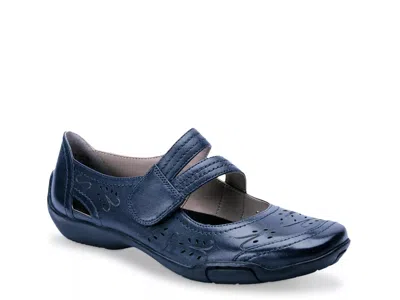 Ros Hommerson Chelsea Mary Jane Flat In Blue