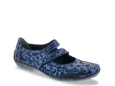 Ros Hommerson Chelsea Mary Jane Flat In Blue
