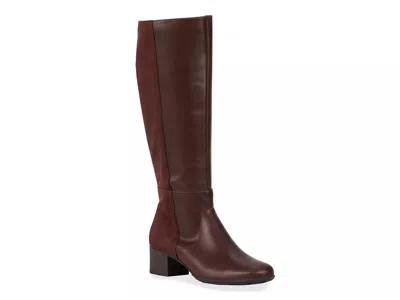 Ros Hommerson Extra Wide Width Mix Extra Wide Calf Boot In Brown