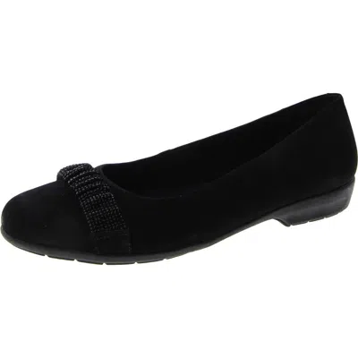 Ros Hommerson Fifi Ll Womens Nubuck Slip On Ballet Flats In Multi