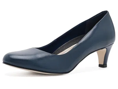 Ros Hommerson Joy Ii High Women's Heels Navy: 7.5 N (aa), Leather In Blue