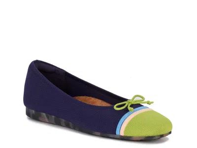Ros Hommerson Noelle Flat In Blue