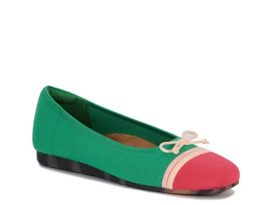 Ros Hommerson Noelle Flat In Green